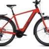 Cube Kathmandu Hybrid Exc 750 Electric Bike in Red/Black