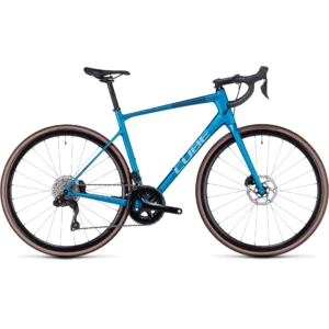 Cube Attain GTC SLX Road Racing Bike in Frozen Teal/Black