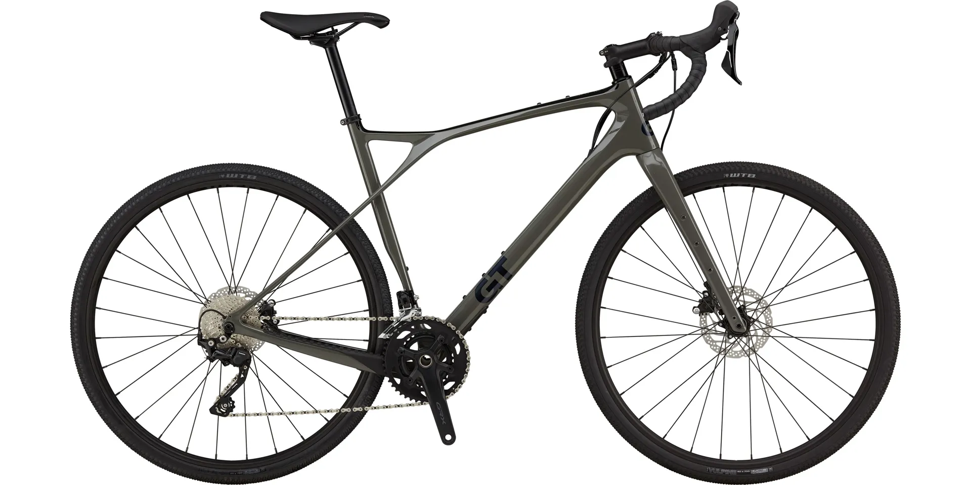 GT Grade Carbon Elite Gravel Bike in Wet Cement Grey