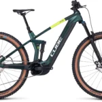 Cube Stereo Hybrid 140 HPC SLX 750 Electric Mountain Bike in Goblin/Yellow